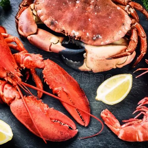 Shellfish (Prawns, Crabs, Lobsters)