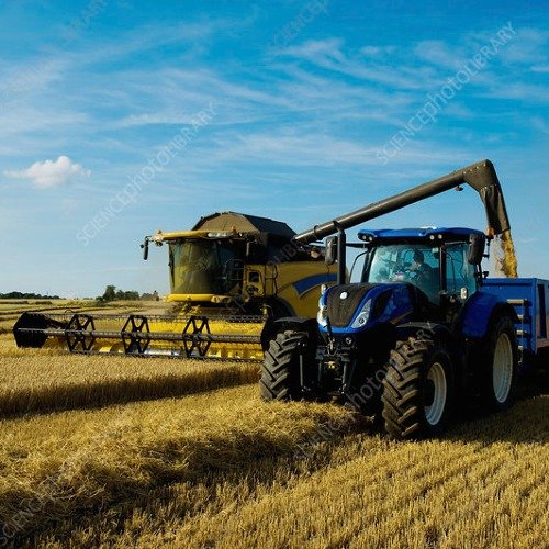 Tractors and harvesters