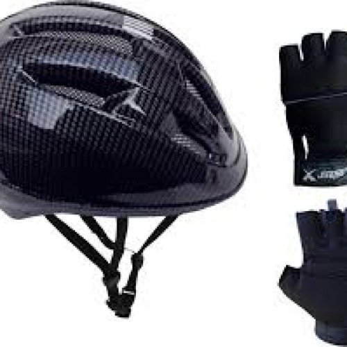 Sports accessories gloves helmets