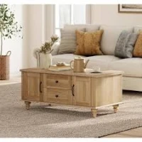 Vintage Farmhouse Coffee Table Cabinet